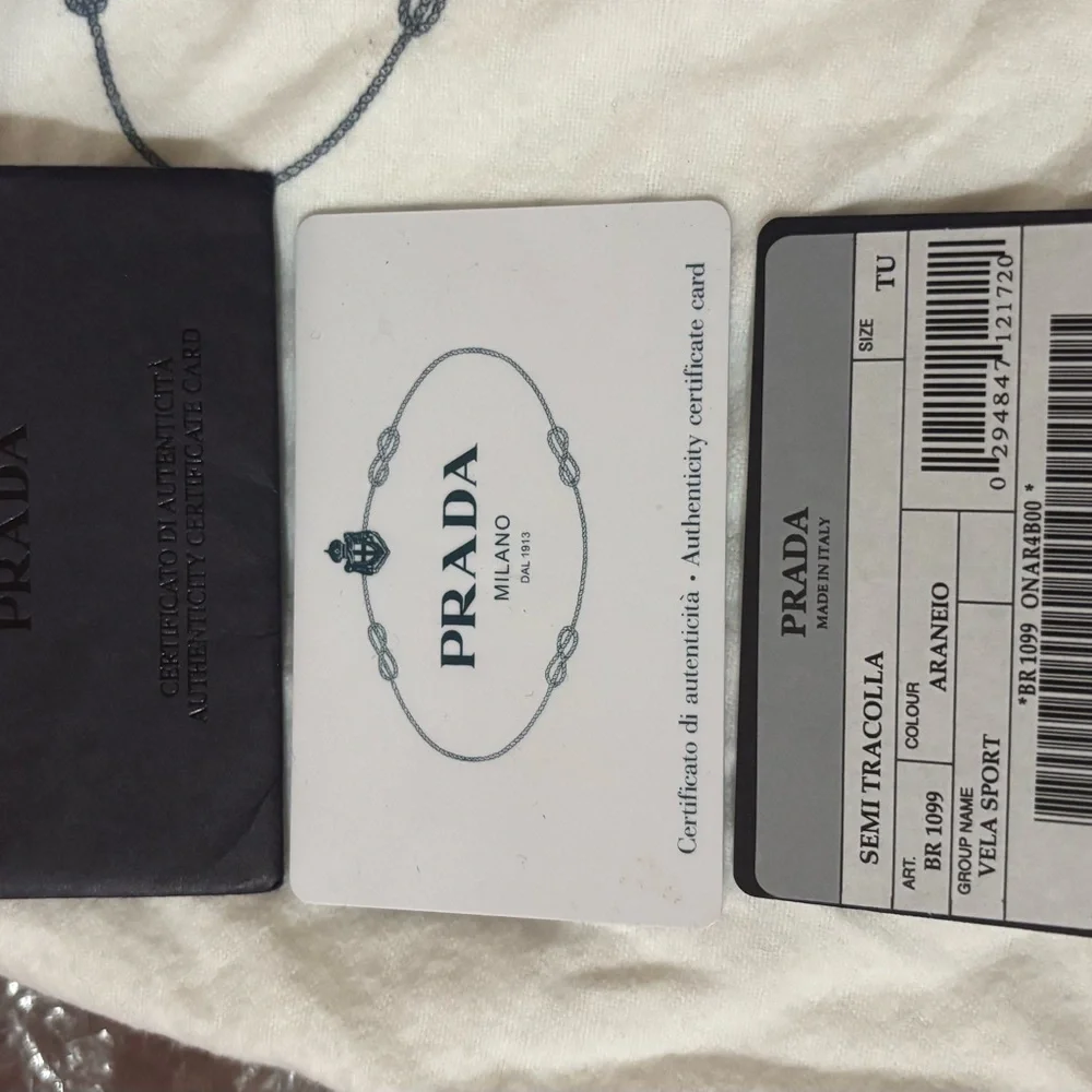 PRADA Semitracolla Vitello Vela Sport Bag - Orange   Authenticity cards included - Picture 11 of 11